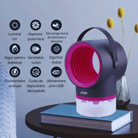 Lampă Xiaomi anti - țânțari UV LED USB – Capcană electrică insecte pentru dormitor și birou - Zanzar.ro